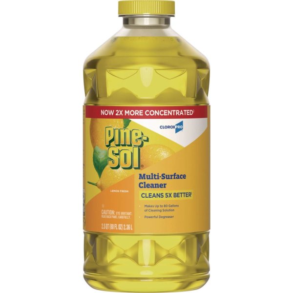 Pine-Sol Multi-Surface Cleaner/Degreaser Lemon Fresh Scent 80 Fl. Oz. (60607)