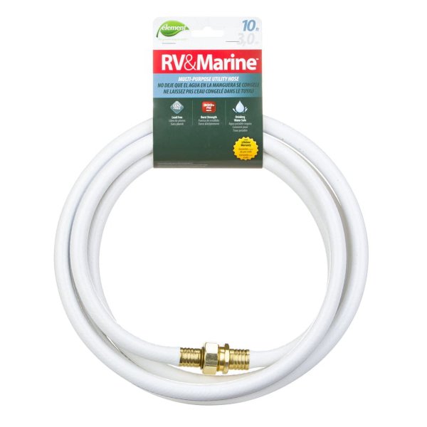 Multi-Purpose Element Marine/RV Hose 0.5 in. x 10 ft. White - CELMRV12010