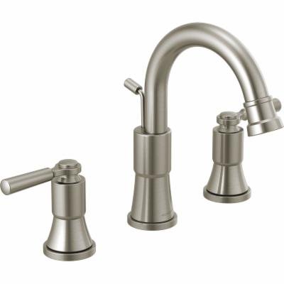Peerless Westchester 1 GPM Widespread Bathroom Faucet with Pop-up Drain Assembly - Brushed Nickel P3523LF