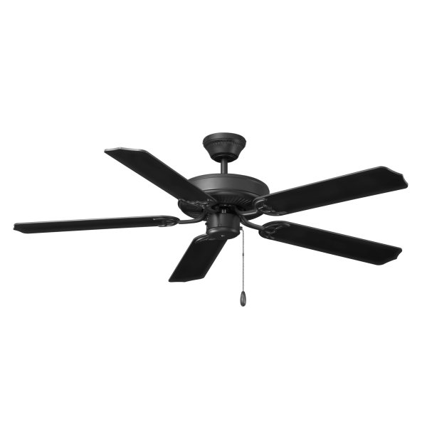 Royal Pacific 52" Desert Moon, 5-Blade Indoor Ceiling Fan Matte Black